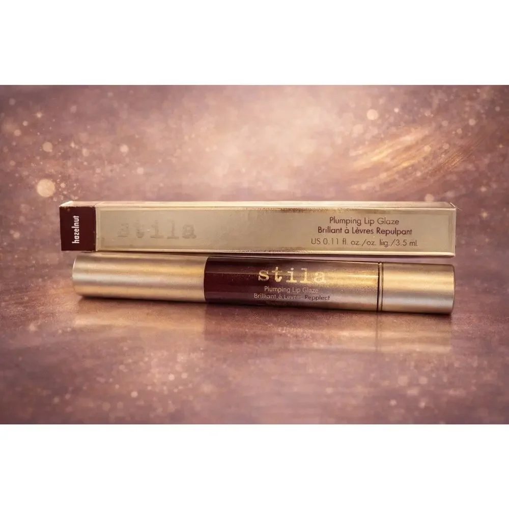 stila - Plumping Lip Glaze - Shade: Hazelnut - 0.11 fl oz/ 3.5 mL